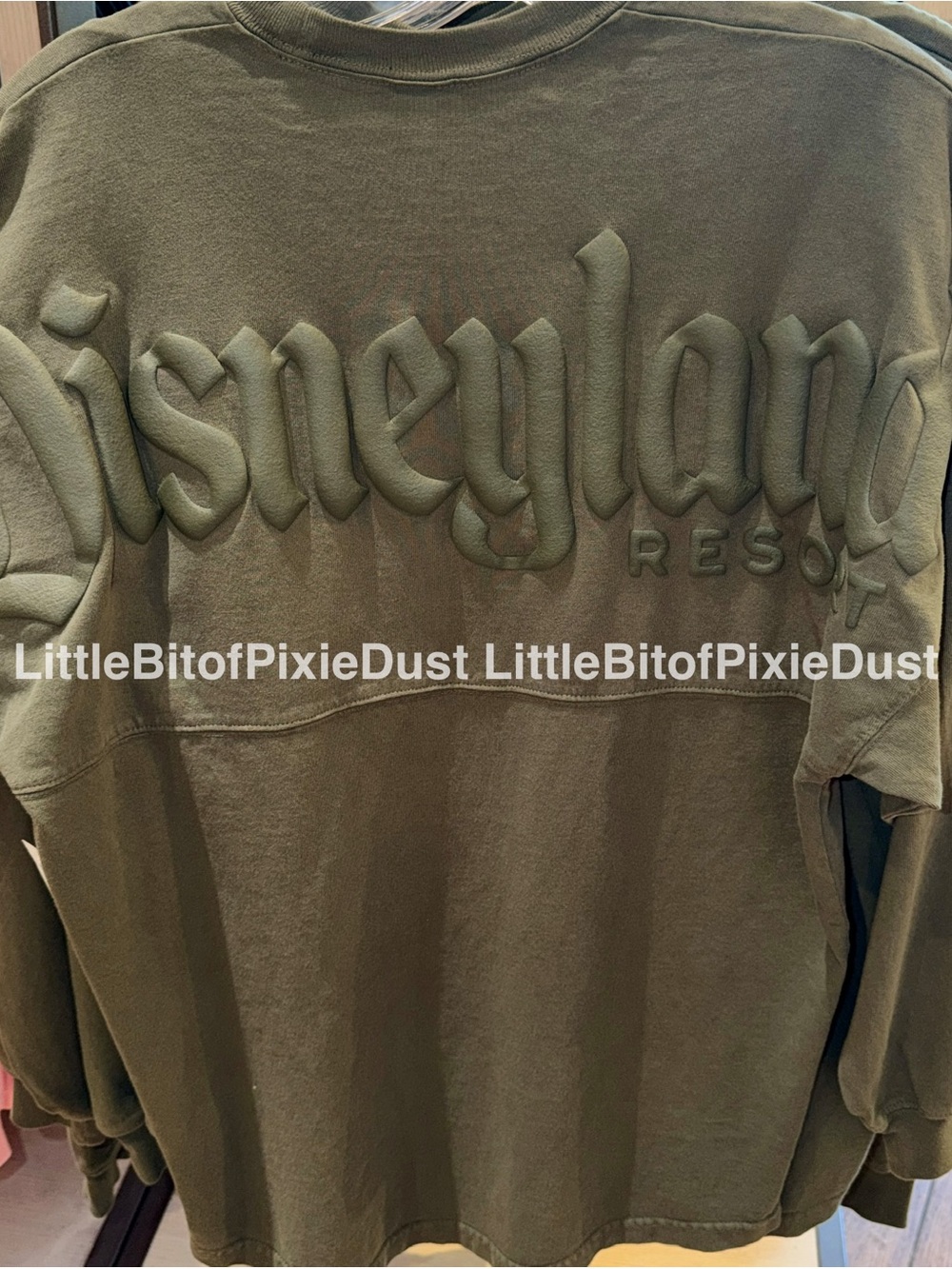 Disney Parks Disneyland Resort Olive Spirit Jersey